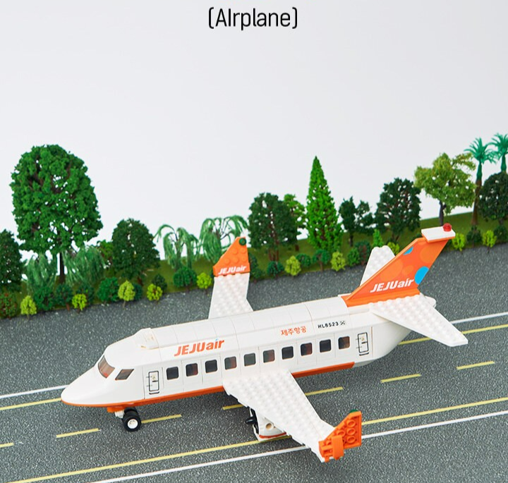 Jeju Air Building Blocks Bricks Airplane | eBay