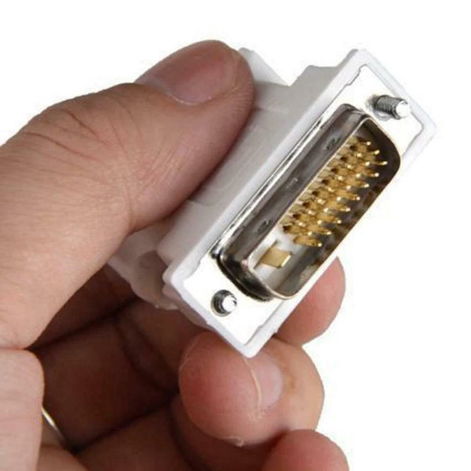 DVI-D Male to VGA Female Converter Adapter 24+1 Dual Link 15 Pin for PC - Image 2 of 3