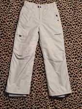 Columbia Convert Youth Snowboard Winter Outerwear Pants Gray 14/16 Ski USA Made