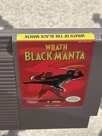 BELLO videogioco vintage Wrath Of The Black Manta NES Nintendo cartuccia testata