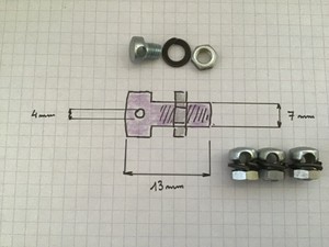mudguard eyelet bolts