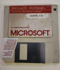 Vintage Apple Macintosh Microsoft Software Floppy Disk