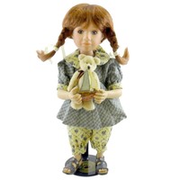 Boyds Bears Resin Heather W/ Gusty Polyresin Boat Child Porcelain Doll 4824 Boyds Bears Resin Heather W/ Gusty Polyresin Boat Child Porcelain Doll 4824