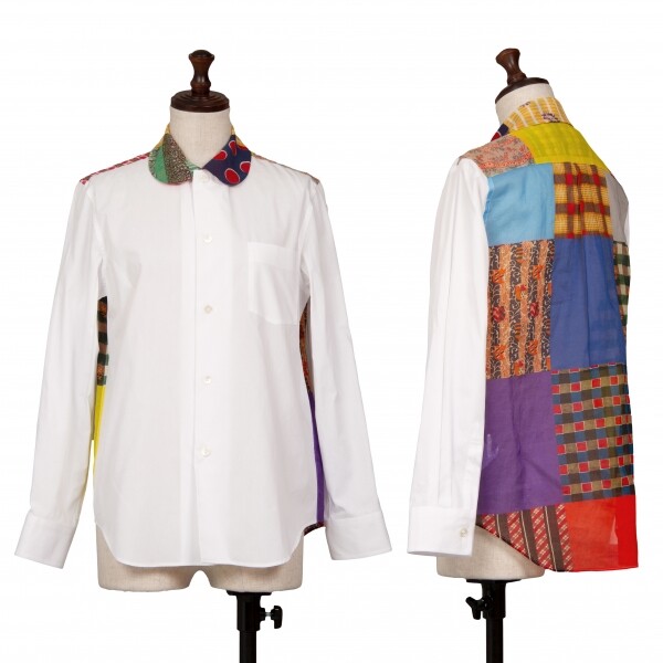 toricot comme des garçons tricot COMME des GARCONS Patchwork Printed Shirt Size S(K