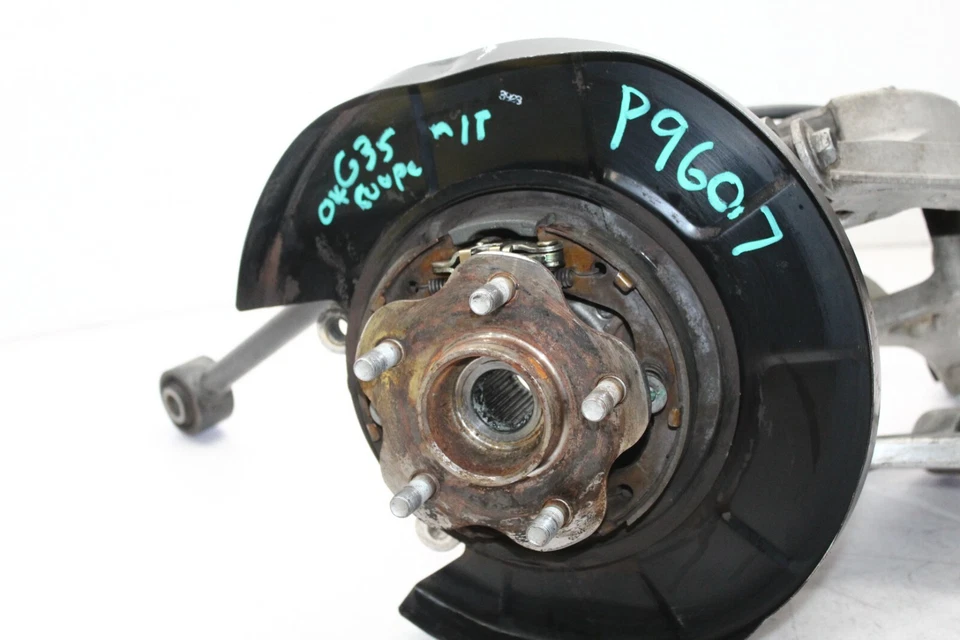 Infiniti G35 2003-2007 cupé trasero derecho pasajero husillo conjunto nudillo P9607 Foto 2 de 4