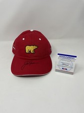 JACK NICKLAUS SIGNED AUTOGRAPH GOLF HAT GOLDEN BEAR PSA/DNA COA THE MASTERS