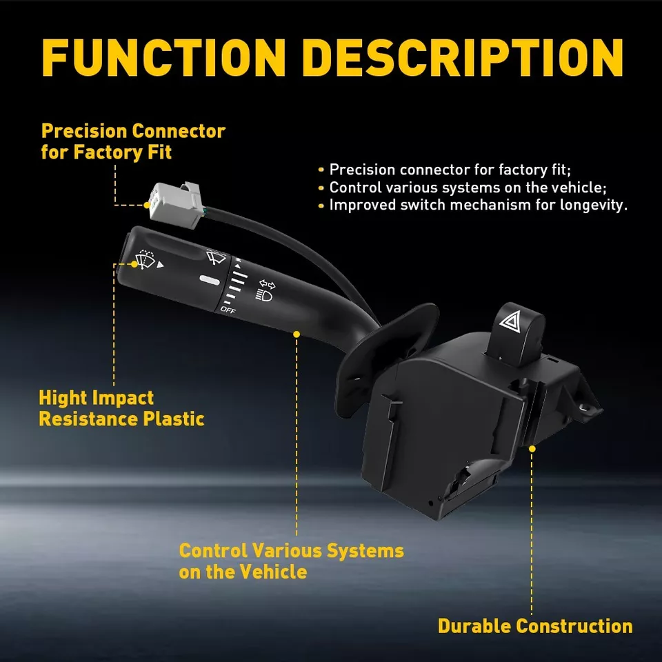 Interruptor de limpiaparabrisas de palanca de giro de combinación de atenuador para Ford F-150 F150 2005-2008 Foto 2 de 4