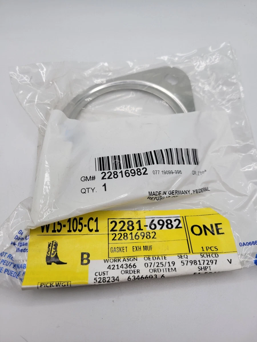 Genuine GM OEM Exhaust Gasket GM Part 22816982 | eBay