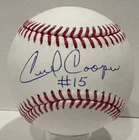 Milw Brewers All Star CECIL COOPER #15  Signed Official MLB Baseball AUTO - BAS