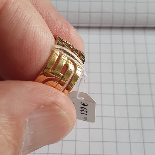 Bague Guy Laroche Plaqué Or Neuve T54 - Picture 6 of 12