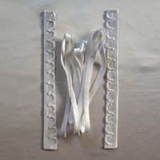 Satin Corset Kit Zipper Replacement for Wedding Gown Back Lace DIY Webbing Dress