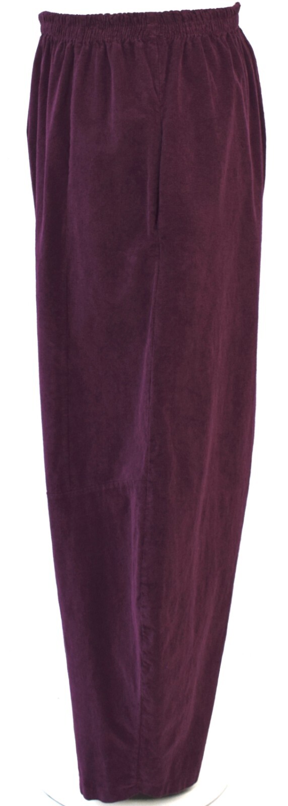 PLUS SIZE LA BASS BLUEBERRY COTTON CORD 2 POCKETS BALLOON BAGGY PANTS XXL-XXXL - Picture 4 of 7