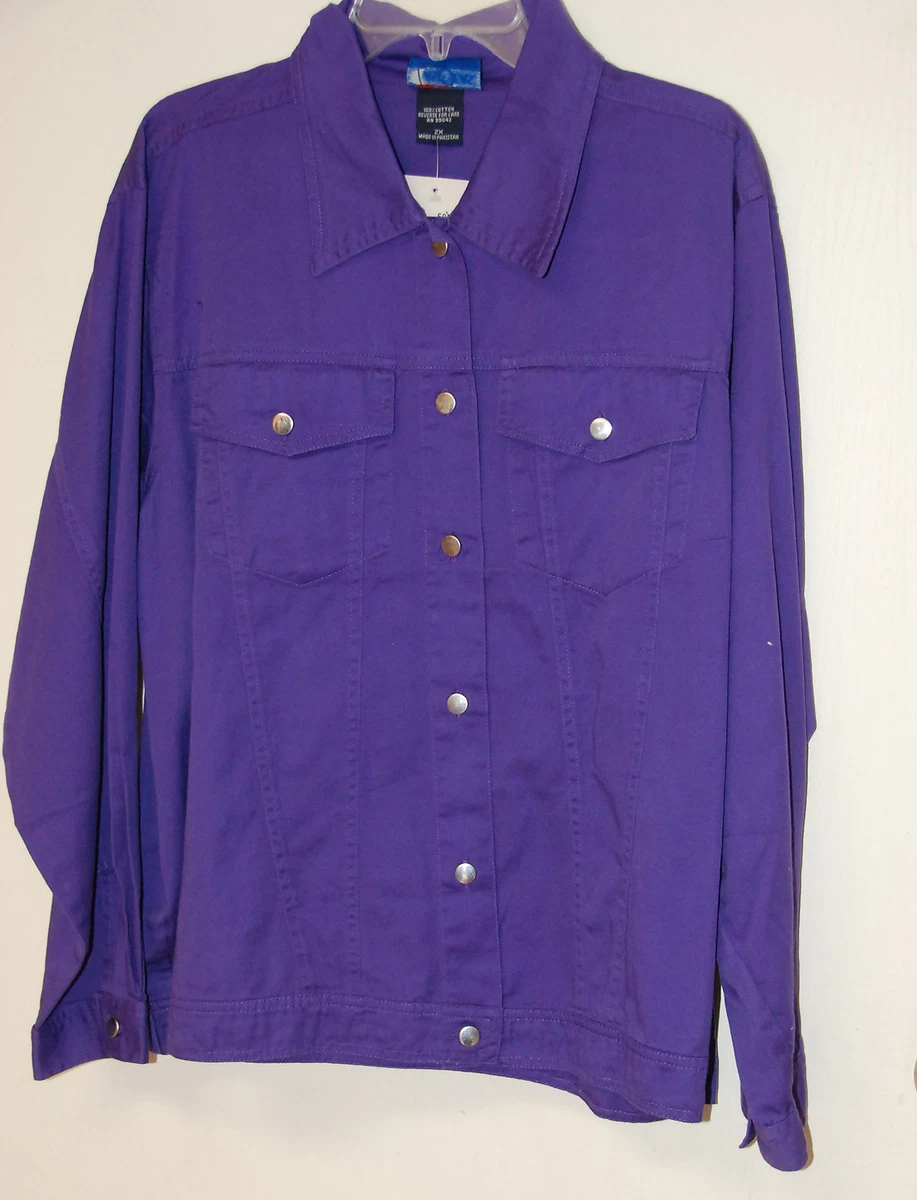 Mauve jean jacket cheap