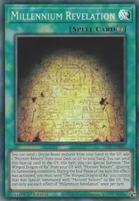 Yu-Gi-Oh Card - LED7-EN006 - MILLENNIUM REVELATION (super rare holo) - NM/Mint