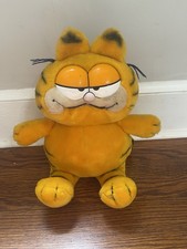 VINTAGE Garfield Dakin Plush 1978 1981 With Tag Great Condition 16