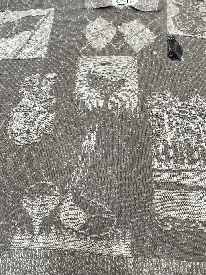 Suéter Vintage Cypress Links Golf Masters Para Hombre 2XL Bordado Gráficos Grandes Foto 3 de 4