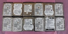 Lot of 12: 320GB 2.5" SATA Laptop Hard Drive Mixed Major Brands HDD GUARANTEED