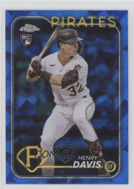 2024 Topps Chrome Sapphire Edition Henry Davis #295 Rookie RC
