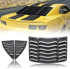Window Louvers 2010-2015 Rear+Side Set Sun Shade Rear + Side, black 