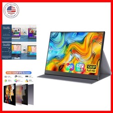 15.6inch Portable Monitor,1080P USB-C HDMI Second External Monitor for Laptop...