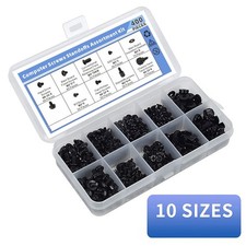 300/420pcs Computer Screws Standoffs Kit Universal Motherboard Alloy Steel