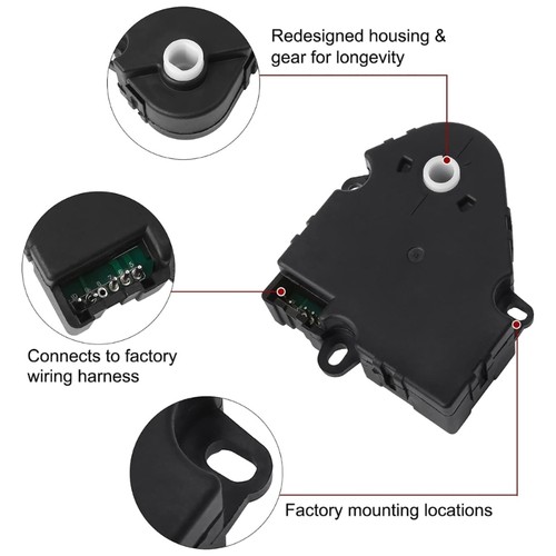 Door Actuator 89018365 52402588 Air Door Actuator Black Plastic for 1500 2500 - Picture 6 of 8