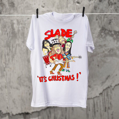 Slade Band It s Christmas T Shirt Funny White Unisex S-5XL 1A0361