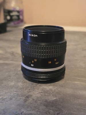 Nikon Micro-NIKKOR 55mm f/2.8 AI-S Macro Manual Focus Lens 52mm