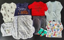 Baby Boy 0-3 Months Winter Clothing Bundle - Xmas Outfit & Gruffalo Sleeping Bag