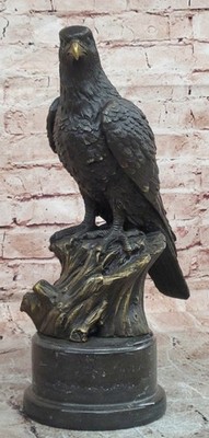 Large Eagle Bronze Statue Hawk Animal Sculpture Bird Falcon Figurine Statue Sale