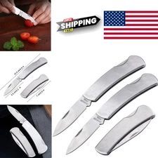 Stainless Steel Paring Knife 4.9 Inch Foldable Design for Fruits and Vegetables