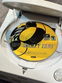 Sega Dreamcast Console Bundle HKT-3020 w/ (2) Controller VMU Crazy Taxi Tested