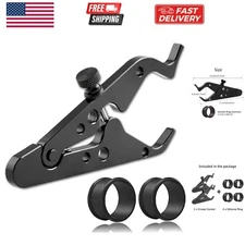 Universal Motorcycle Cruise Control - Throttle Lock Assist Grip Clamp with Si...