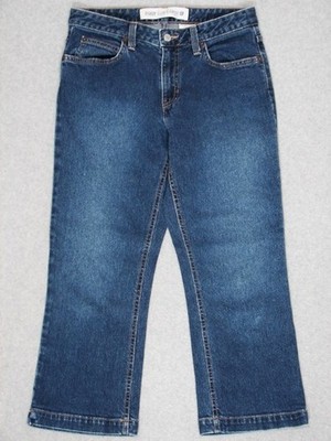 KE03447 REALLY NICE GAP BRAND *BOOT CUT CAPRI* WOMENS JEANS 8R!