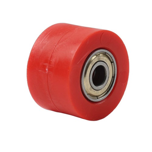 Polea de cadena de transmisión de 8 mm rodillo deslizante tensor guía de rueda para bicicleta de calle rojo - Imagen 4 de 8