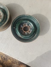 1970-71 Amc Gremlin Kelsey Hayes 13x4.5steel Factory Wheels Pair