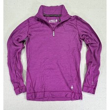 SMARTWOOL Women's XS 1/4 Zip Pullover BaseLayer Outdoor Wear