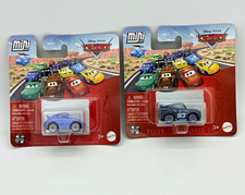 Mattel Disney Pixar Cars Mini Racers Diecast Lot of 2: Sally, Nick Shift