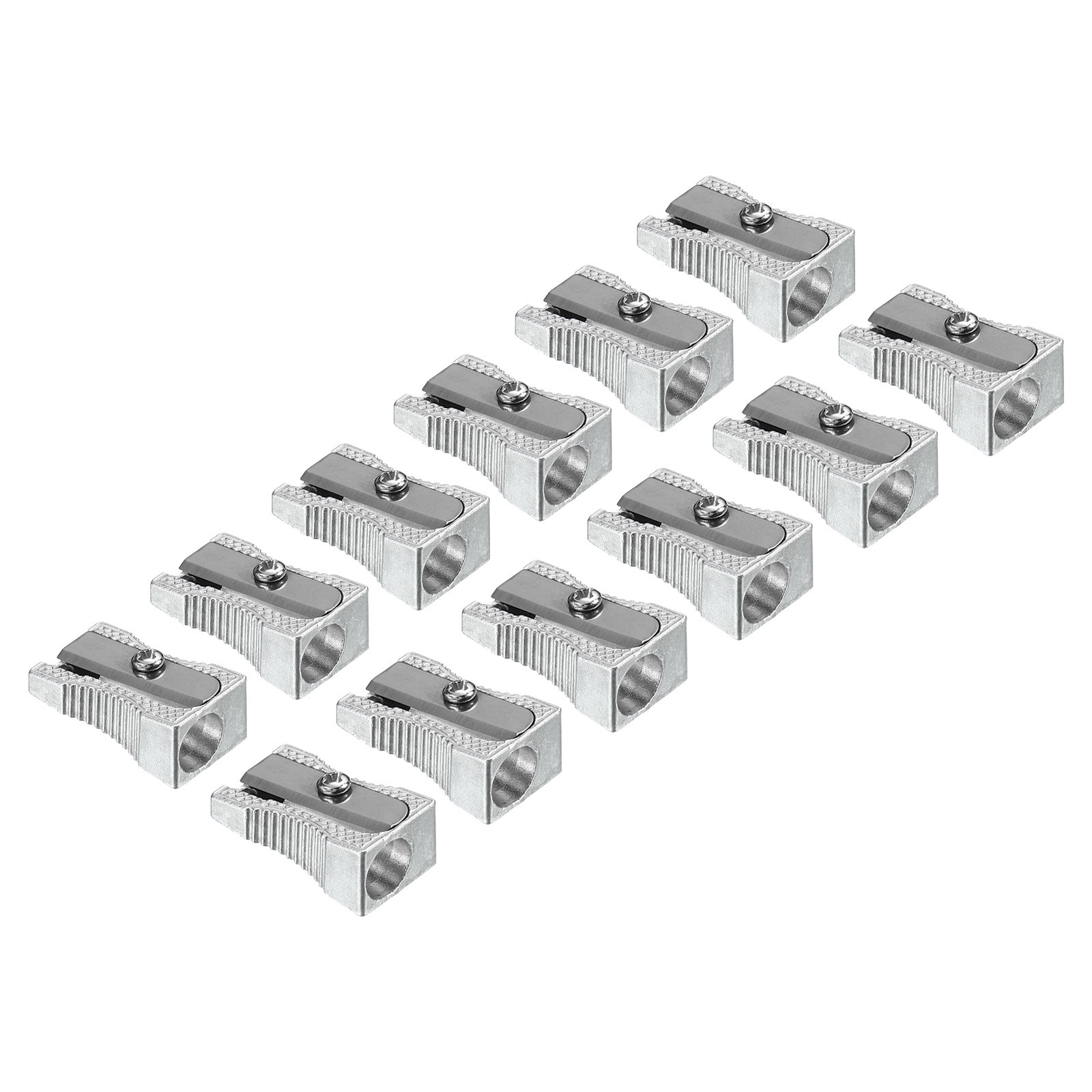 Sharpeners Aluminum Manual Pencil Sharpener Silver