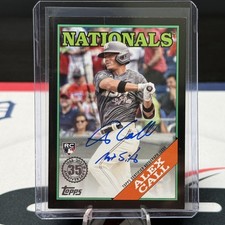 Alex Call 2023 Topps Series 2 1988 35th Black AUTO #118 /199 Nationals Dodgers