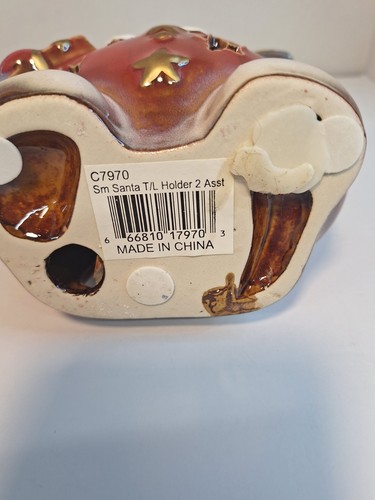 Vintage Santa Tea Light Holder. Original Box. - Picture 11 of 12