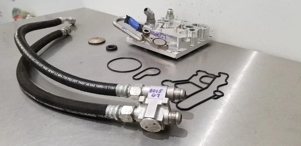 06 FORD F350 SD 6.0L BULLET PROOF DIESEL EXTENSION COOLER KIT 6502189 - Image 3 of 4