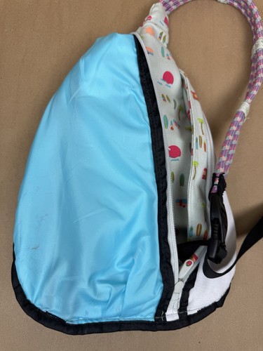 Kavu Wallet Rope Sling Crossbody Bag + Wallet Pale Blue Beach Palm Tree Surfing - Picture 6 of 24
