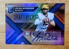 2018 Panini Elite Draft Picks Autograph Logan Woodside #268 