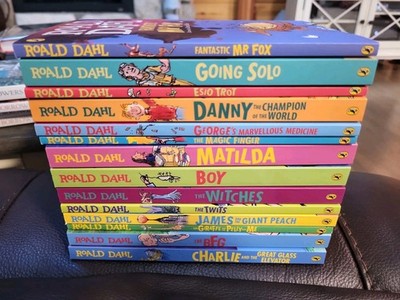 Roald Dahl 14 Book Paperback Lot Matilda BFG Witches James Giant Peach