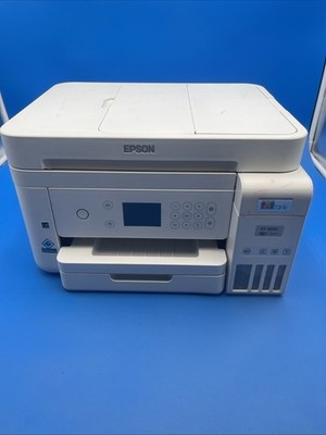Epson EcoTank ET-3850 Color Inkjet All-In-One Printer - White  386 pages Printed