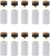 mollensiuer 10 Pieces 13 mm Billiard Cue Tips Pool Stick Replacement...