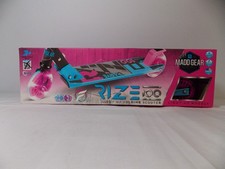 Madd Gear Light-Up Rize 100Mm Folding Scooter-Blue / Pink -Great For Age 3 