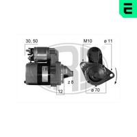 ERA Anlasser Starter 220154A FüR Nissan Tino Almera V10 N16 Primera 12V 2 P12
