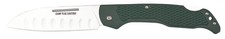 Ontario Knives Camp Plus Santoku Lockback 4305 Stainless Steel Green GFN